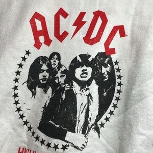AC/DC graphic crew neck sweatshirt